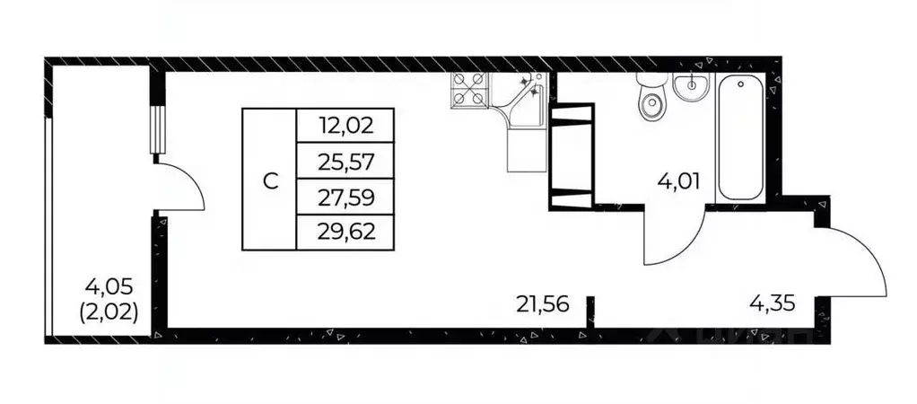 Студия Ростовская область, Ростов-на-Дону Звезда Столицы 2 жилой ... - Фото 1