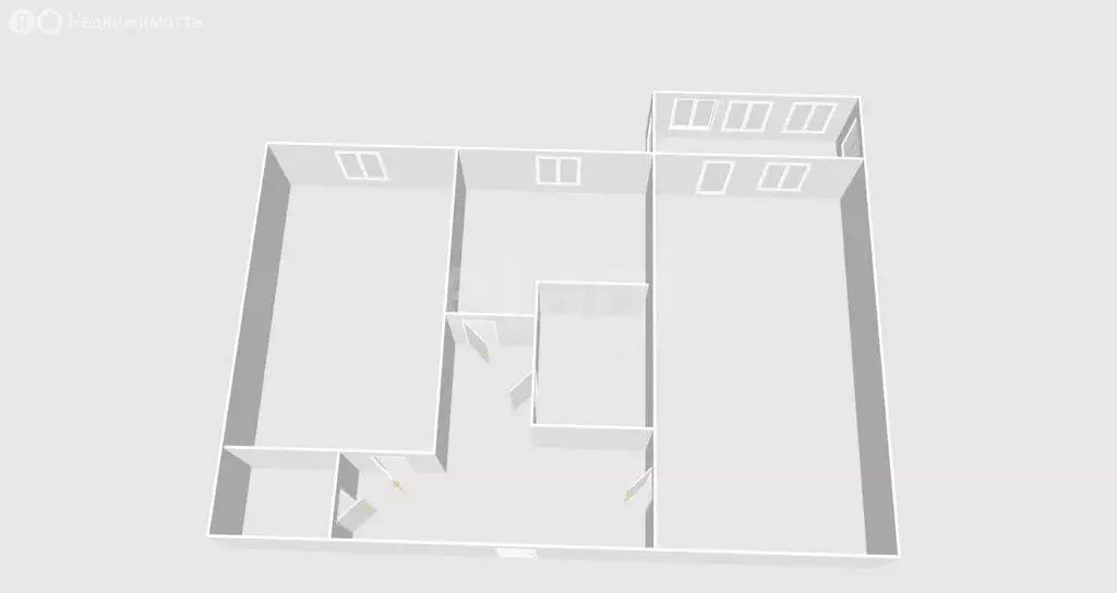 2-комнатная квартира: Южно-Сахалинск, Сахалинская улица, 3 (44 м) - Фото 1