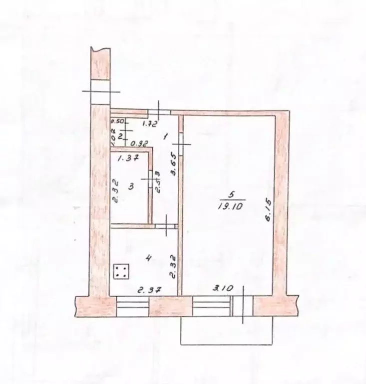 1-к кв. Чувашия, Новочебоксарск ул. Винокурова, 19 (33.4 м) - Фото 1