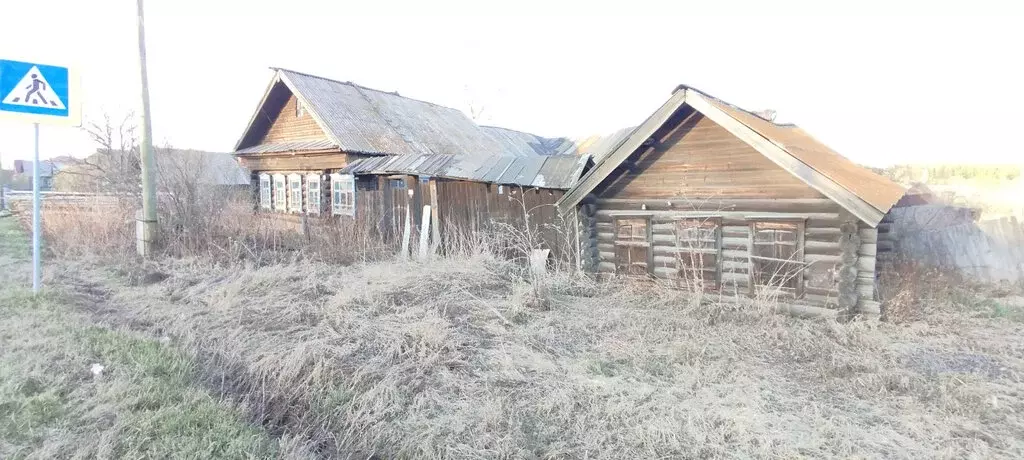 Дом в Свердловская область, село Кайгородское, улица Ленина, 19 (60 м) - Фото 1