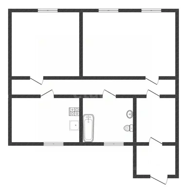Дом в Тверская область, Тверь Луговая ул., 60 (70 м) - Фото 1