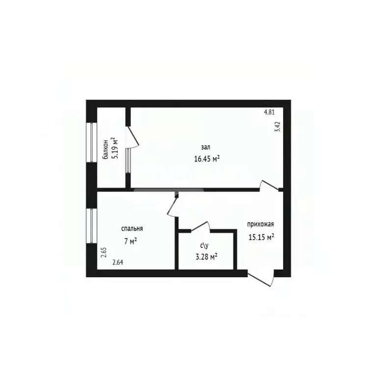 2-к кв. Дагестан, Дербент Приморская ул., 42А (34.0 м) - Фото 2