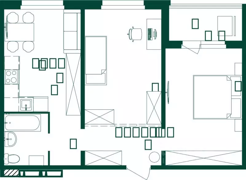 2-к кв. Алтай, Майминский район, с. Майма Алтайская ул., 2к2 (56.5 м) - Фото 1