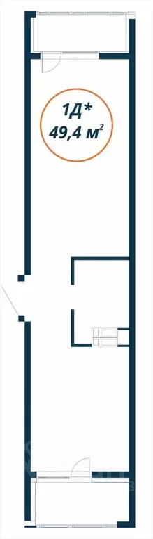 1-к кв. Приморский край, Находка  (49.4 м) - Фото 1