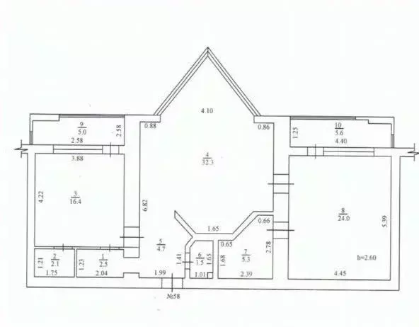 2-к кв. Башкортостан, Уфа ул. Рабкоров, 2/7 (88.8 м) - Фото 2