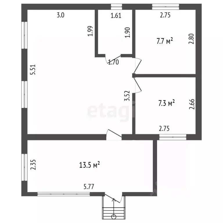 Дом в Калужская область, Мосальский муниципальный округ, с. Дашино ул. ... - Фото 2