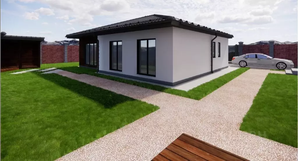 Дом в Ленинградская область, Ломоносовский район, д. Низино  (100 м) - Фото 1