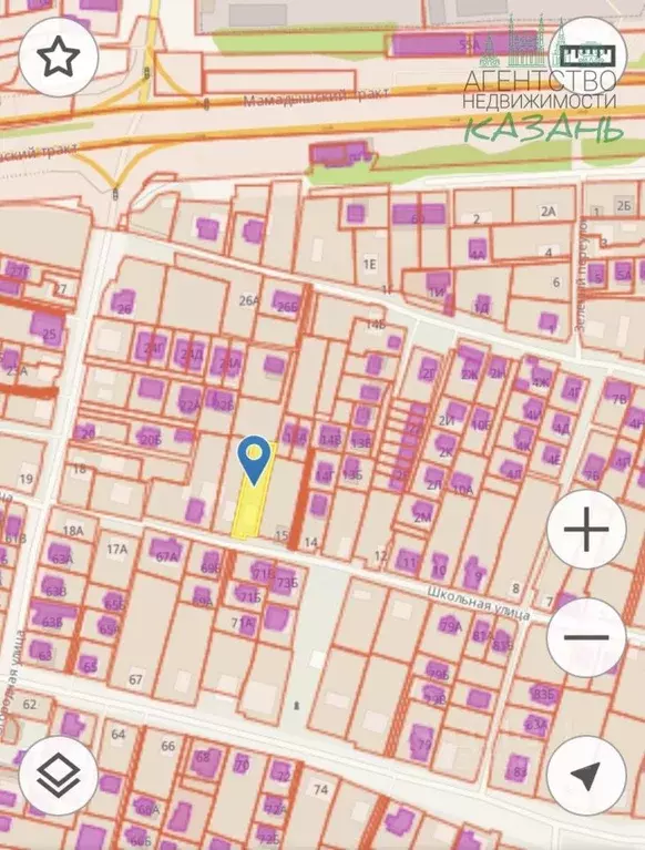 Участок в Татарстан, Казань Самосырово жилмассив, ул. Школьная, 16 ... - Фото 1