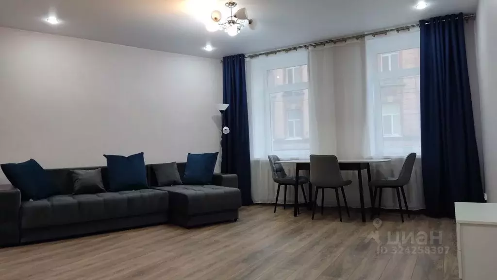 2-к кв. Санкт-Петербург ул. Моисеенко, 15-17Б (82.3 м) - Фото 1