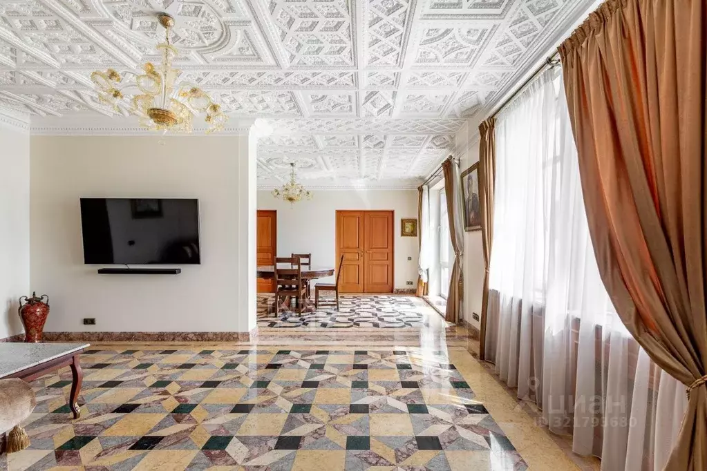 3-к кв. Москва 1-й Смоленский пер., 17 (160.0 м) - Фото 2