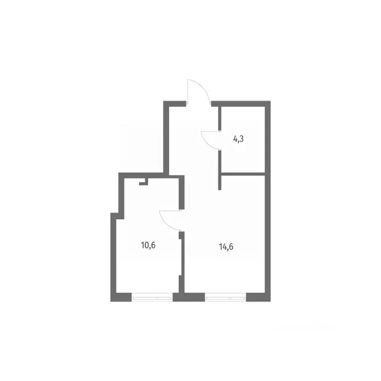 1-к кв. Калининградская область, Калининград пос. Лермонтовский, ул. ... - Фото 1