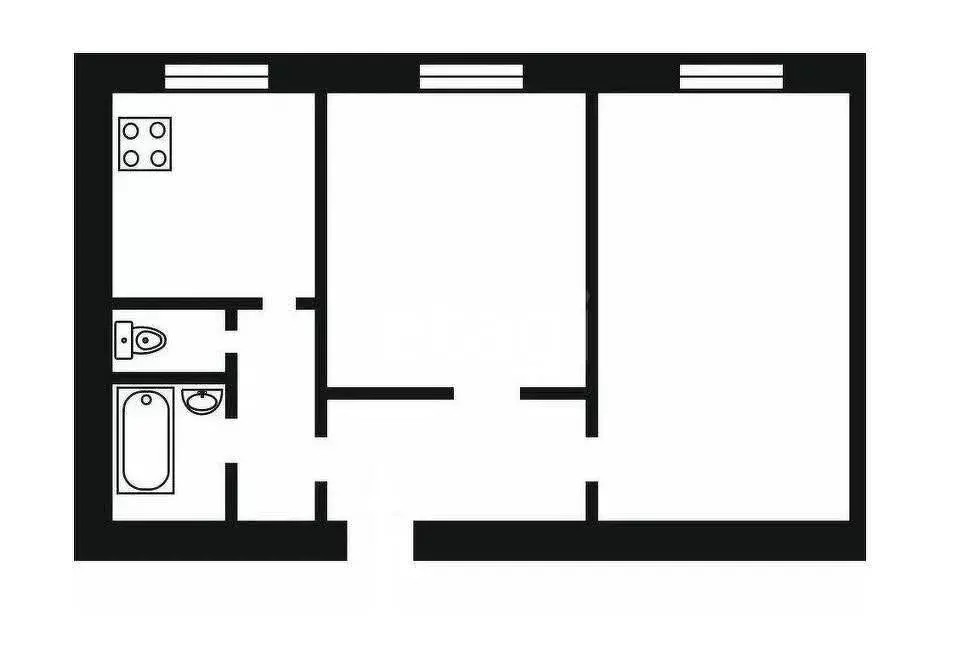 2-комнатная квартира: Скуратовский, посёлок Победа, Октябрьская улица, ... - Фото 1
