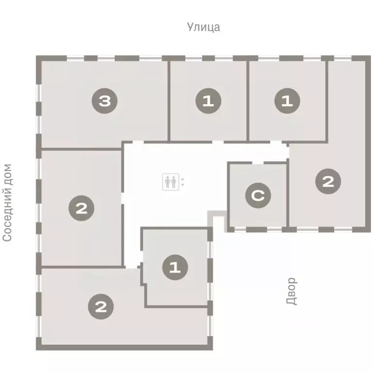 3-к кв. Курганская область, Курган Центральный жилрайон, Дом Кино ... - Фото 2