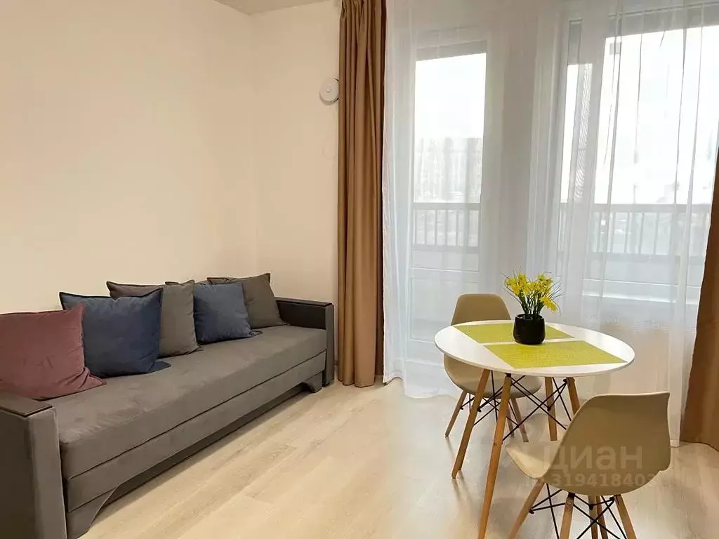 Студия Санкт-Петербург Уральская ул., 21к1 (27.0 м) - Фото 1