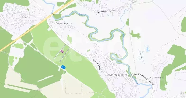 Участок в Калужская область, Калуга ул. Космонавта Елисеева, 13 (8.43 ... - Фото 1