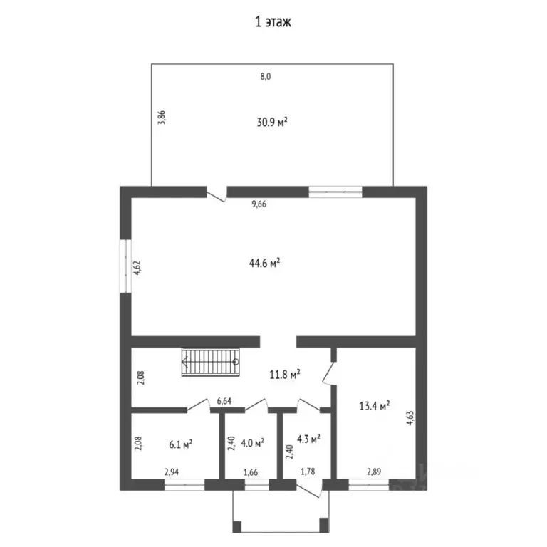 Коттедж в Тюменская область, Тюменский район, с. Гусево  (221 м) - Фото 2