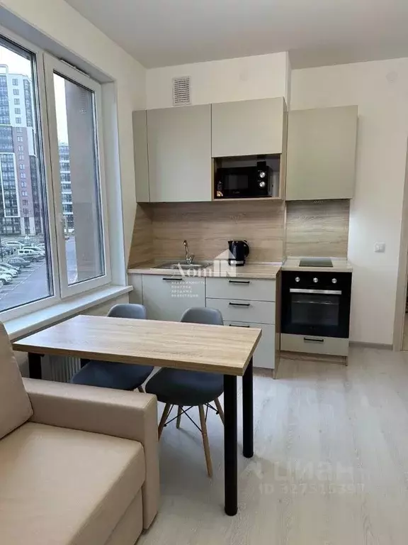 Студия Санкт-Петербург ул. Верхне-Каменская, 11к1 (25.0 м) - Фото 1