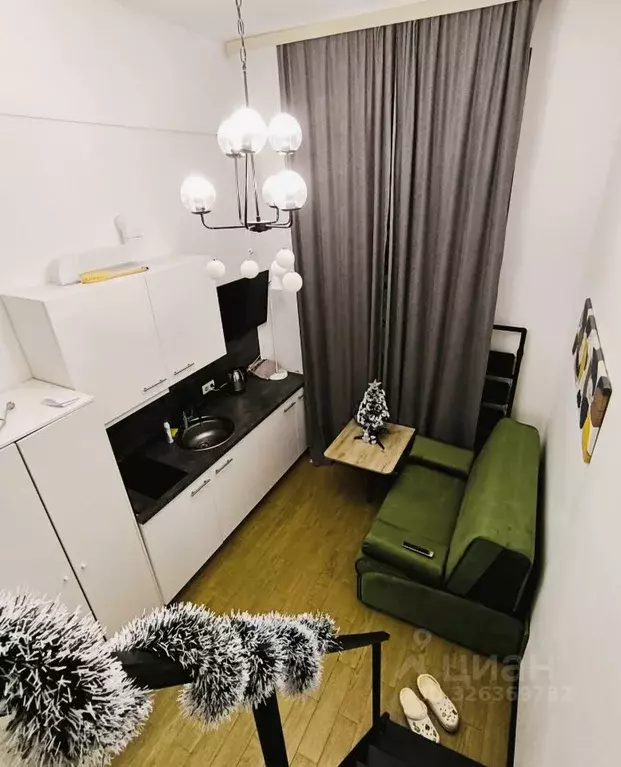 Студия Москва 1-я Хуторская ул., 2К2 (20.0 м) - Фото 1