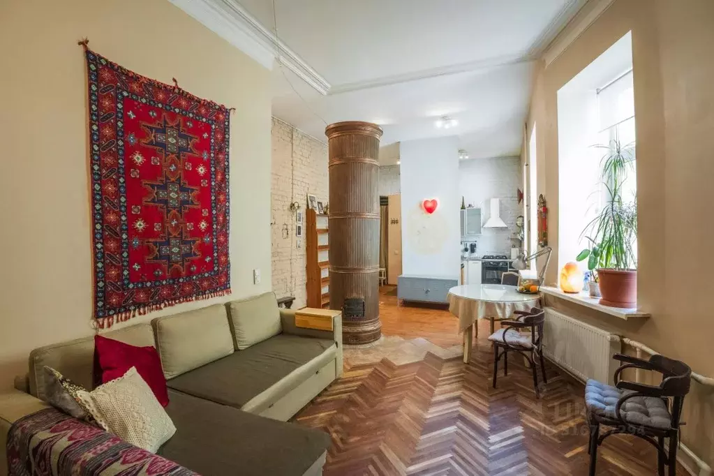 Студия Санкт-Петербург Саперный пер., 12 (48.0 м) - Фото 1