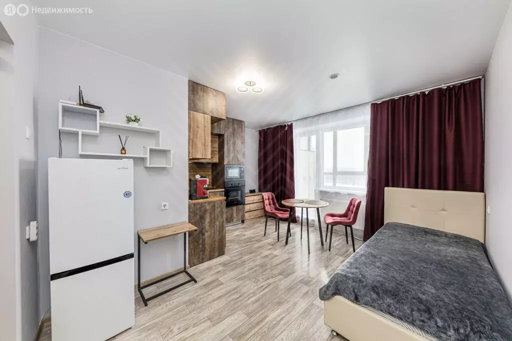 Квартира-студия: посёлок Западный, улица Дружбы, 1 (23.9 м) - Фото 2