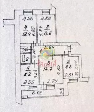4-к кв. Ивановская область, Иваново ул. Полка Нормандия-Неман, 83к3 ... - Фото 2