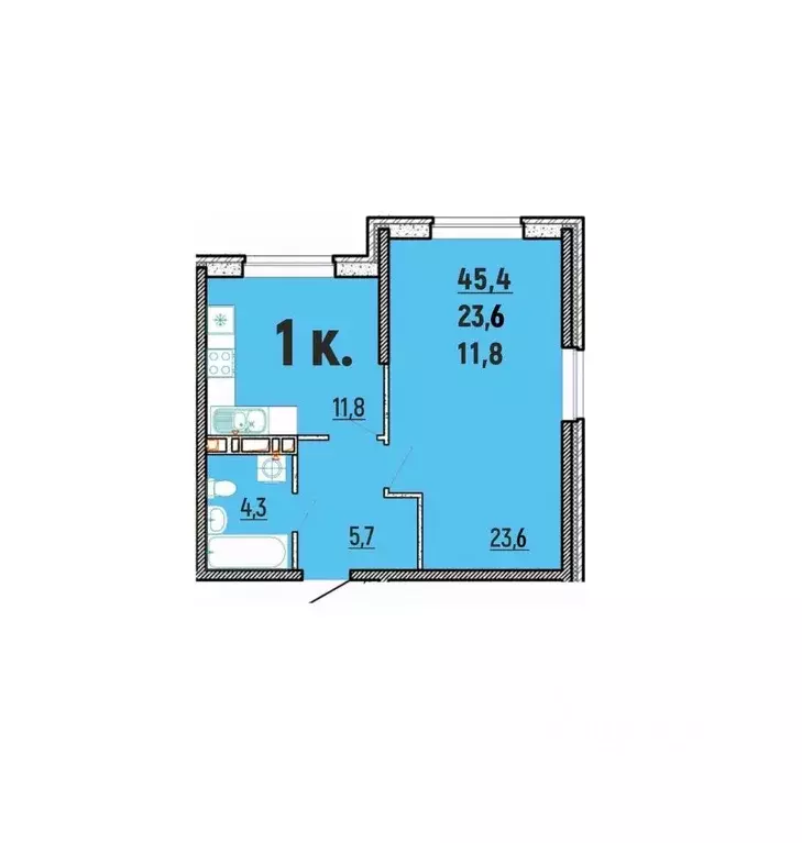 1-к кв. Краснодарский край, Туапсинский муниципальный округ, с. Агой ... - Фото 1