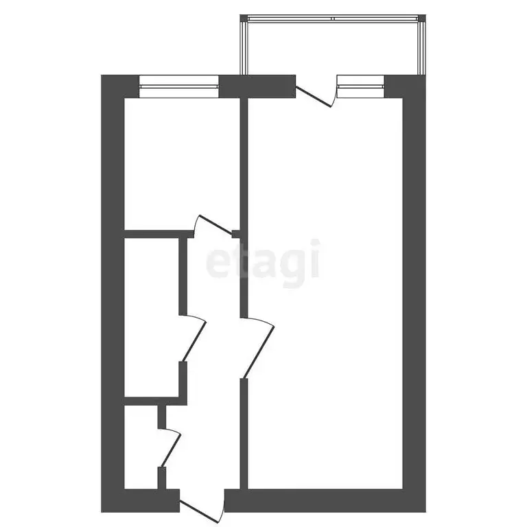 1-комнатная квартира: Троицк, Нагорная улица, 15А (36 м) - Фото 1