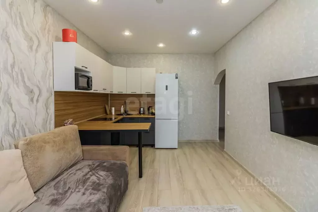 1-к кв. Тюменская область, Тюменский муниципальный округ, Боровский рп ... - Фото 1