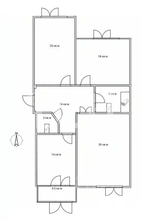 3-к кв. Тульская область, Тула ул. Демонстрации, 27к1 (107.3 м) - Фото 2