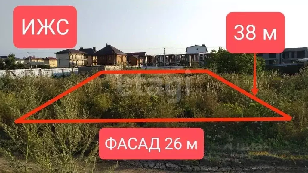 Участок в Краснодарский край, Анапа ул. Утесова (10.0 сот.) - Фото 1
