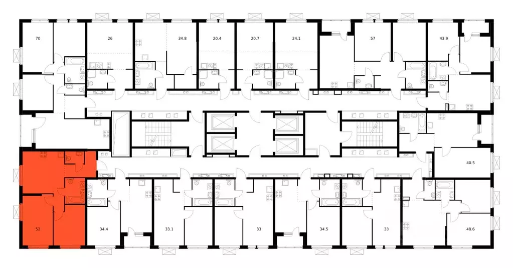 2-к кв. Приморский край, Владивосток ул. Борисенко, 48к2 (52.0 м) - Фото 2
