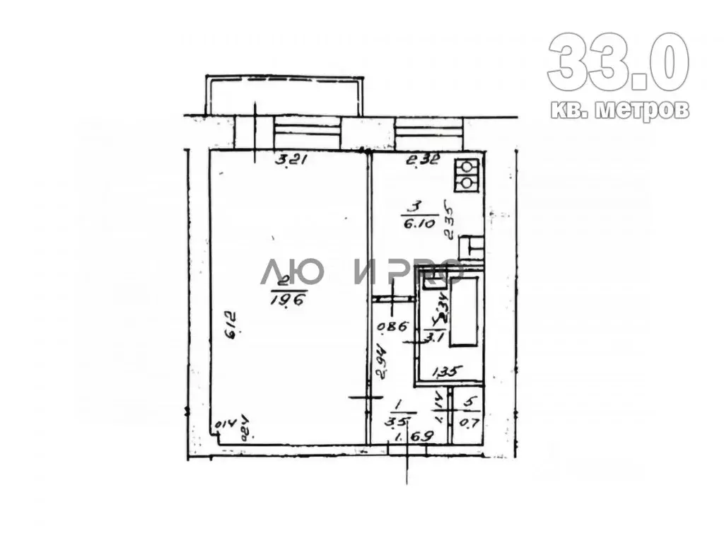 1-к кв. Башкортостан, Уфа Революционная ул., 12 (33.0 м) - Фото 2