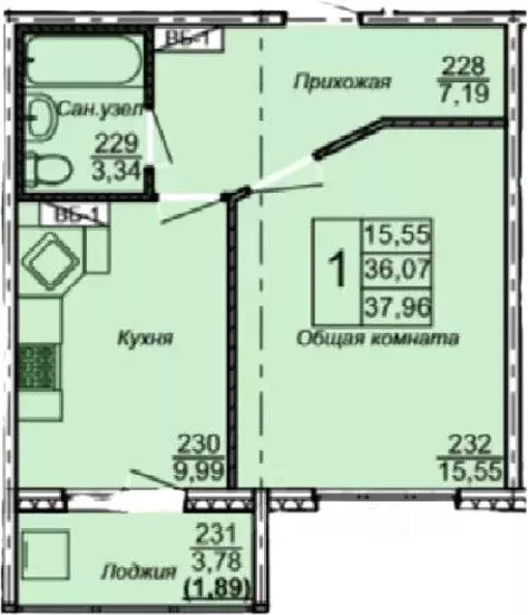 1-к кв. Нижегородская область, Нижний Новгород Вязниковская ул., 40 ... - Фото 2