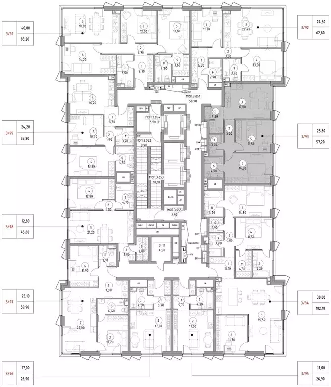 2-к кв. Москва Волгоградский просп., 32/5к4 (56.5 м) - Фото 1