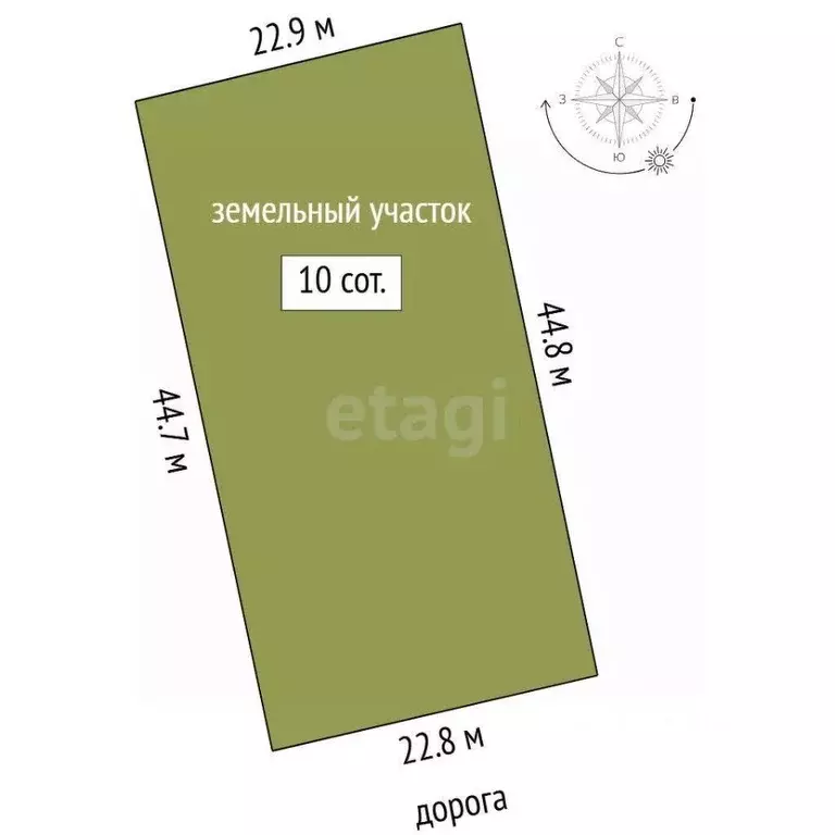 Участок в Свердловская область, Талица  (10.0 сот.) - Фото 2