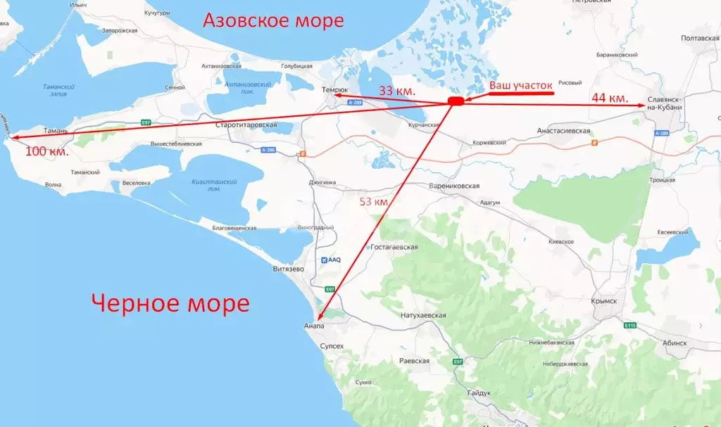 Участок в Краснодарский край, Славянский район, Коржевское с/пос, ... - Фото 2