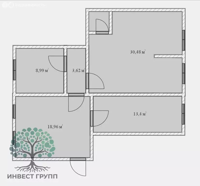 Офис (75 м) - Фото 1