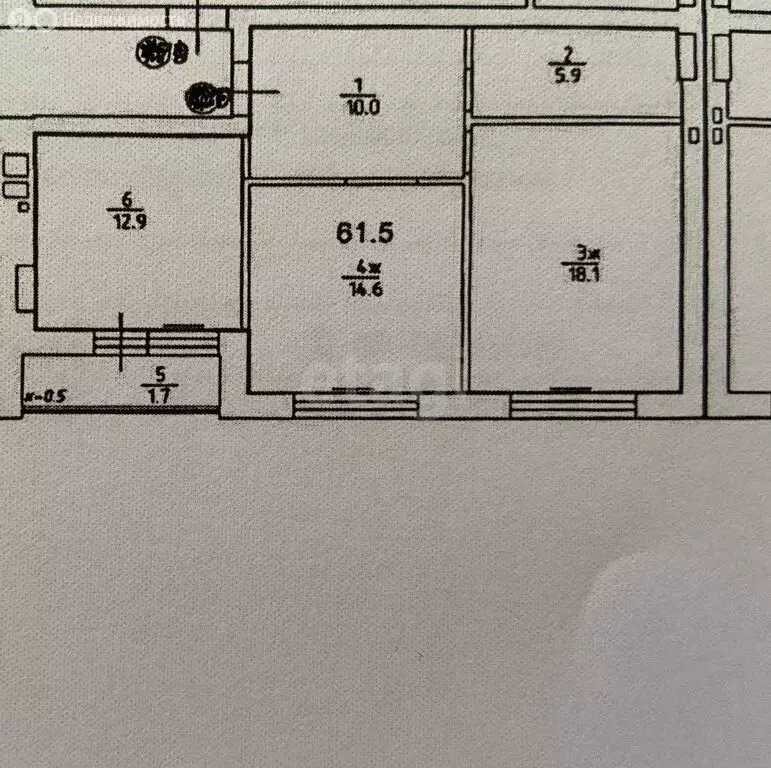 2-комнатная квартира: Калининград, улица Виктора Денисова, 12 (61.5 м) - Фото 0