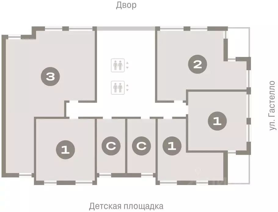 1-к кв. Свердловская область, Екатеринбург ул. Гастелло, 19А (47.39 м) - Фото 1