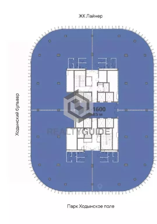 Офис в Москва Ходынский бул., 20А/2 (1505 м) - Фото 1