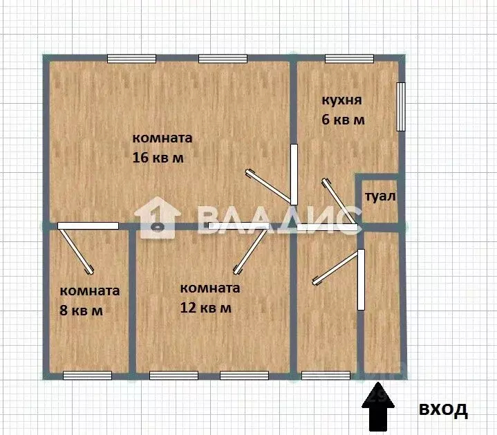 Дом в Пензенская область, Пенза ул. Маресьева, 98 (50 м) - Фото 1