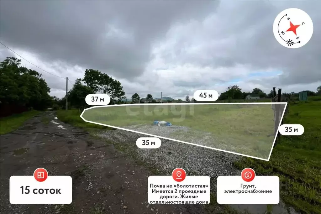 Участок в Приморский край, Шкотовский муниципальный округ, пос. ... - Фото 2