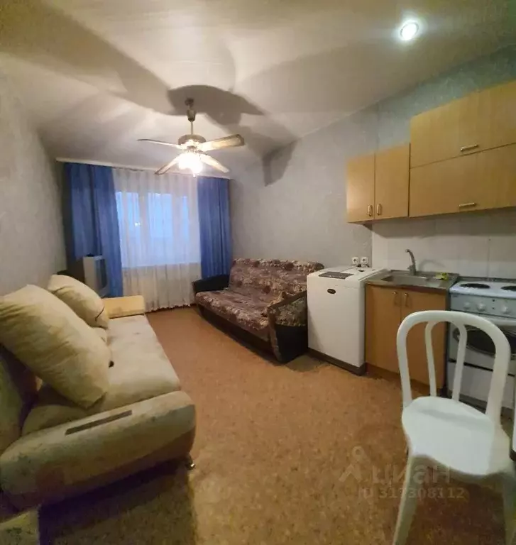 Студия Омская область, Омск Солнечный мкр, ул. Комкова, 8 (23.0 м) - Фото 0