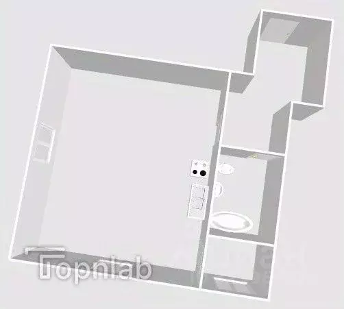 Студия Башкортостан, Уфа ул. Природная, 28/1 (31.39 м) - Фото 2