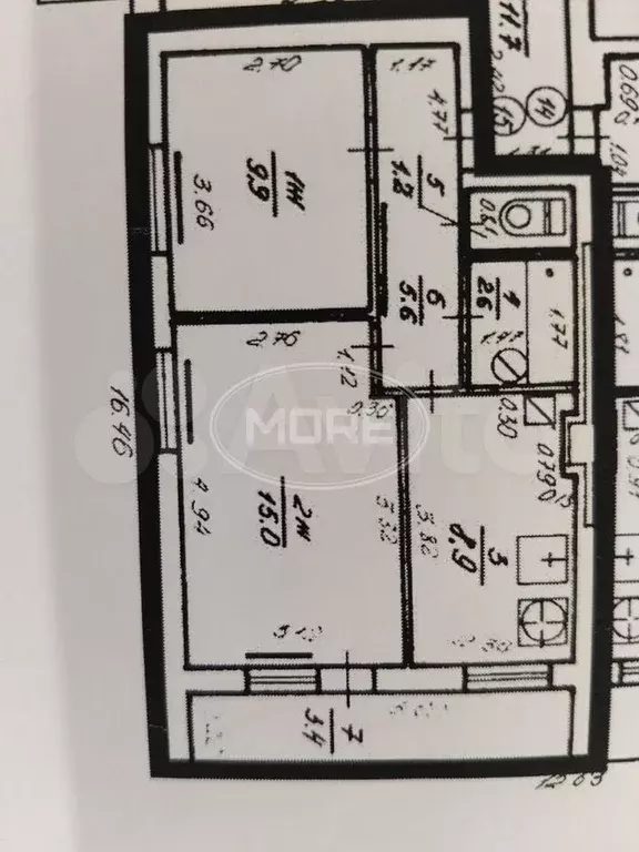 2-к. квартира, 47 м, 1/2 эт. - Фото 0