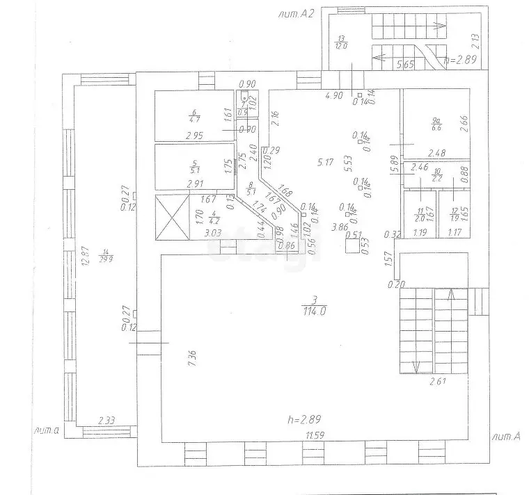 Помещение свободного назначения (522.7 м) - Фото 2