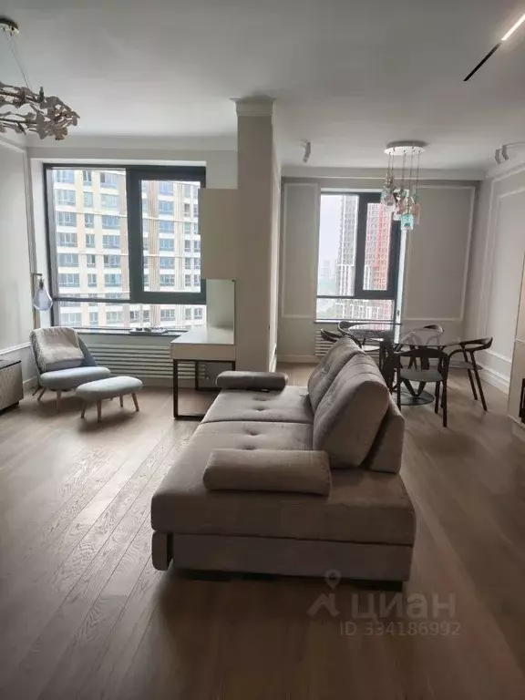 2-к кв. Москва ул. Лобачевского, 120к1 (78.0 м) - Фото 2