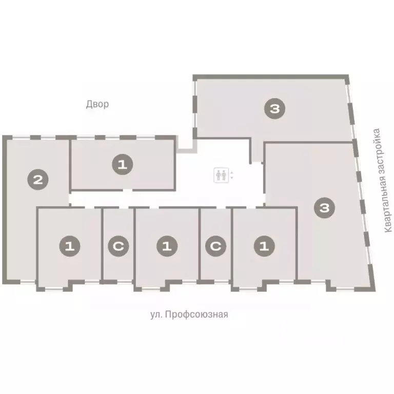 1-к кв. Тюменская область, Тюмень Речной Порт жилой комплекс (50.8 м) - Фото 2