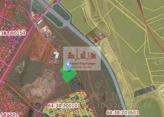 Участок в Саратовская область, Энгельсский район, Красноярское ... - Фото 1