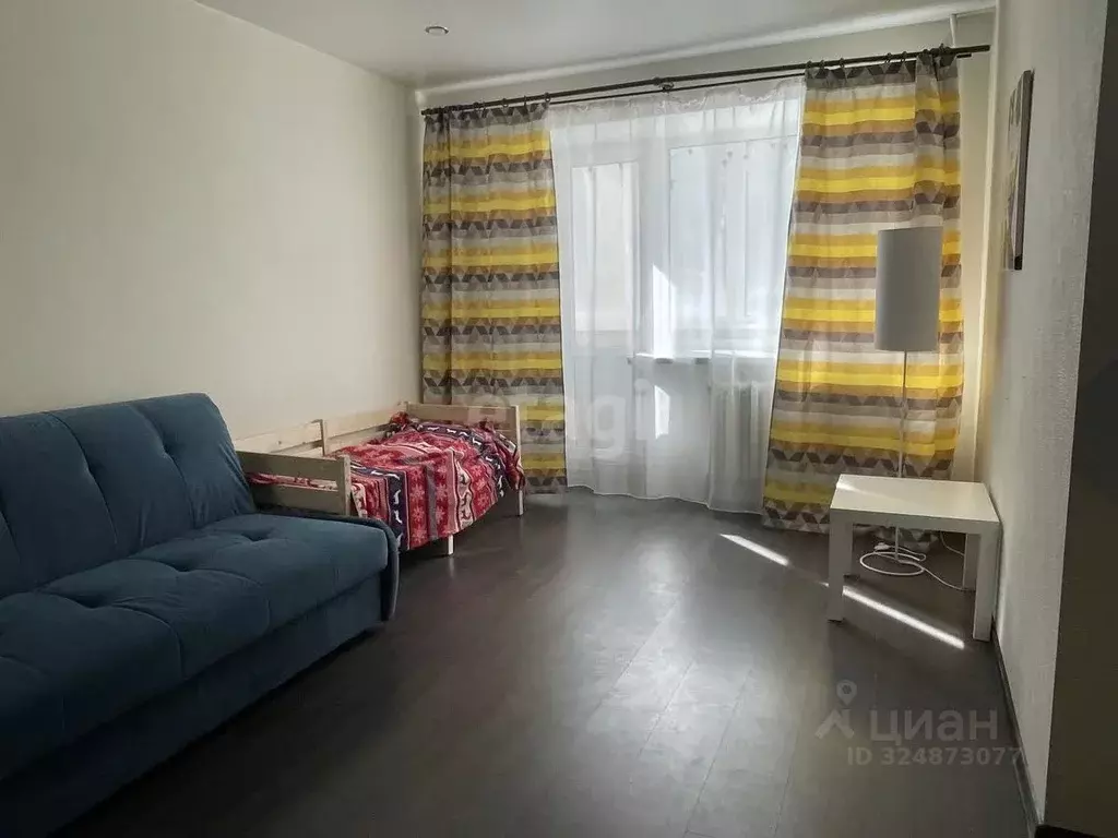 1-к кв. Тюменская область, Тюмень ул. Малыгина, 57 (33.0 м) - Фото 1